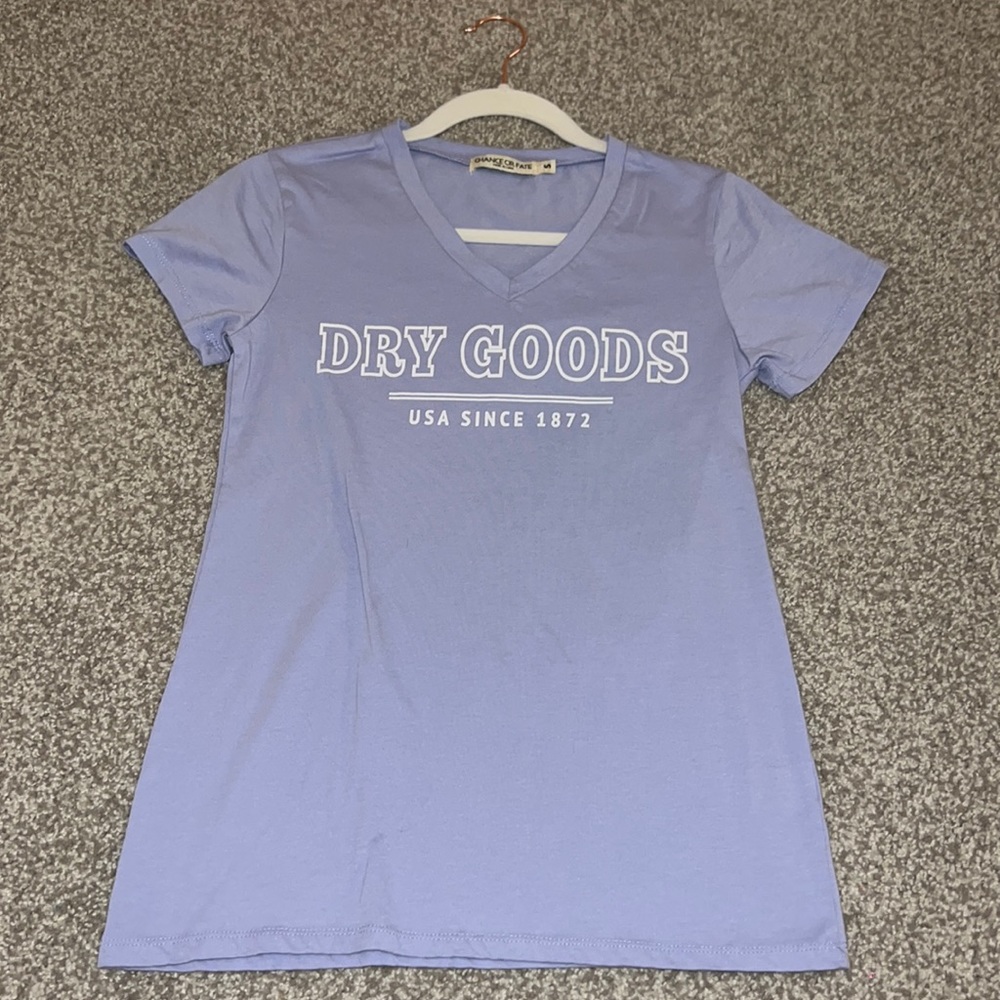 dry goods tee shirt size small